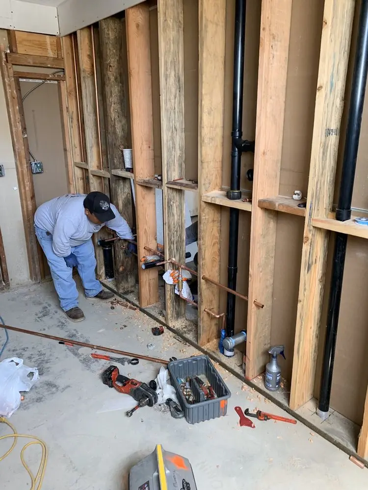 Commercial rough-in plumbing for Water Heater Replacement in Morningside